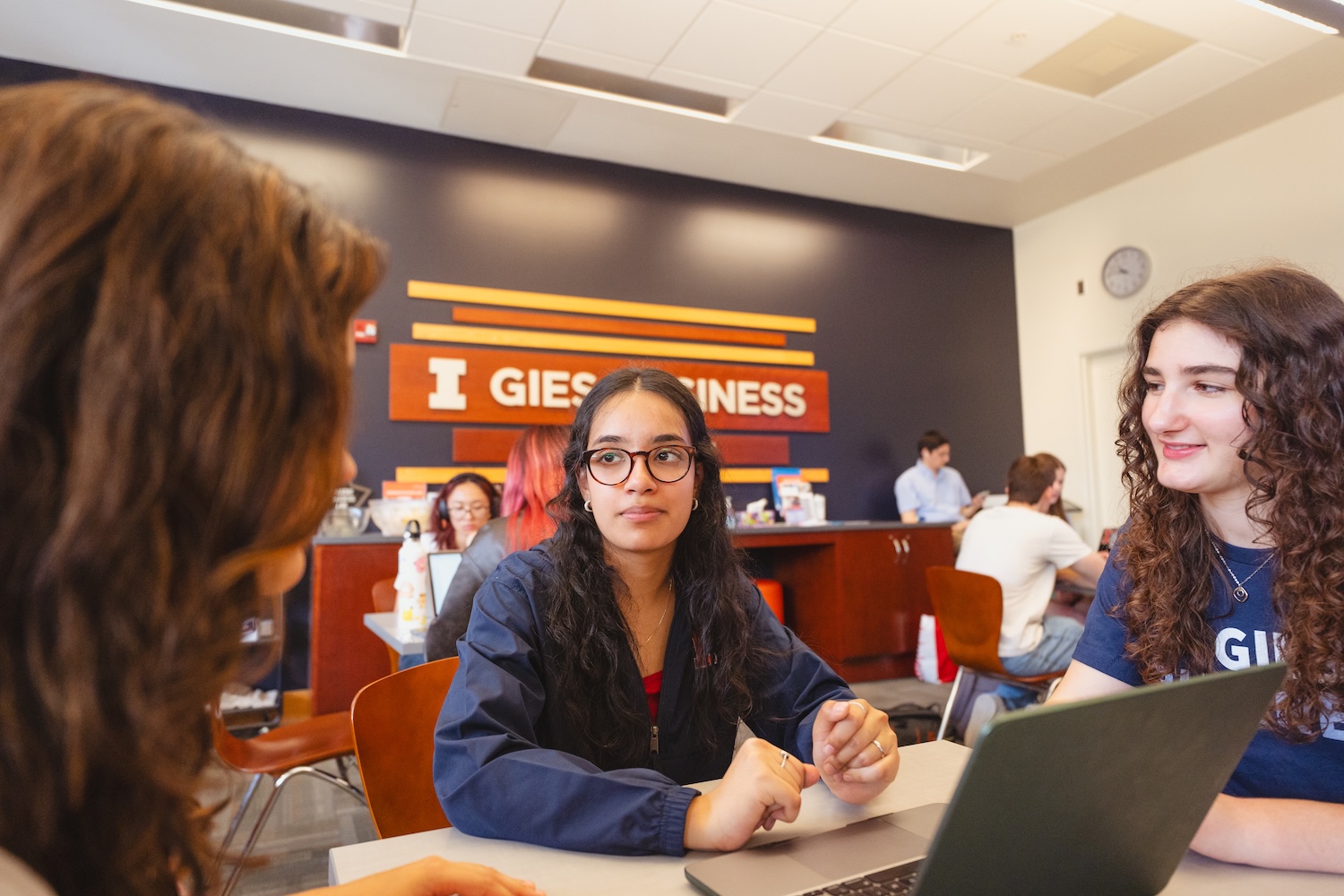 Undergraduate students studying in the Success Lab