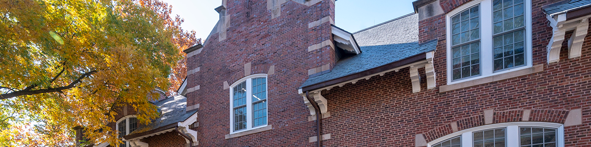Irwin Hall in autumn