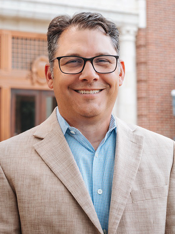 Brad Peterson of the Dean's Leadership Team